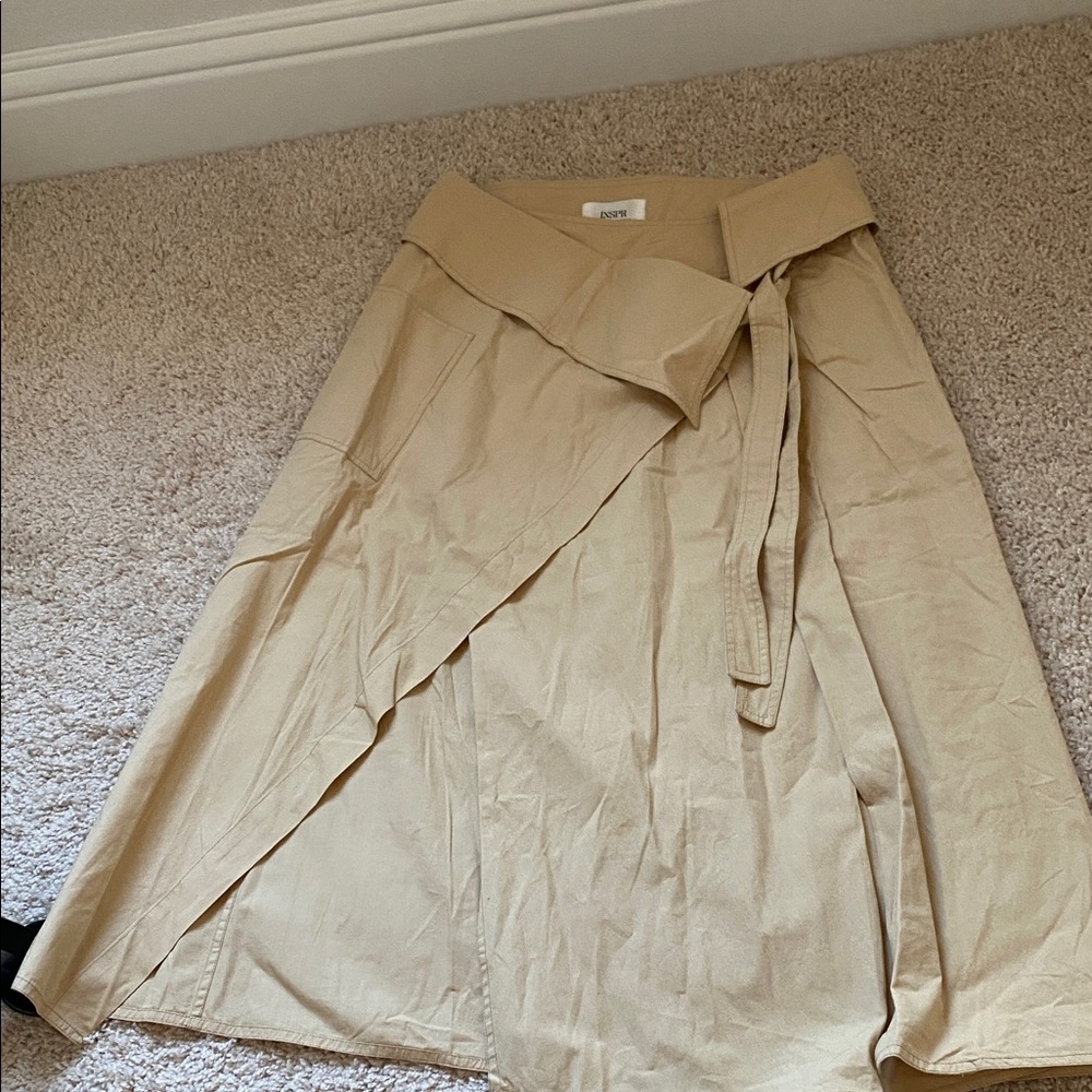 Envy Beige Asymmetrical Skirt